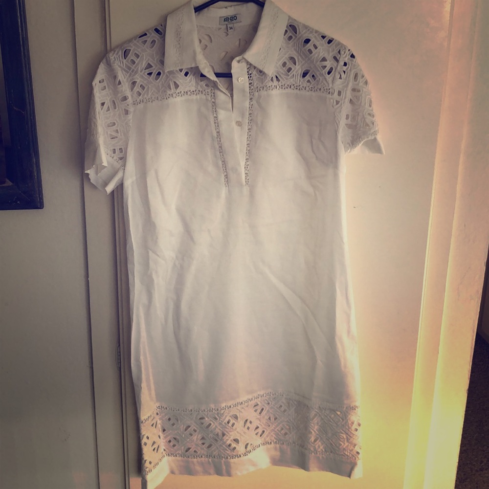 Kenzo white dress